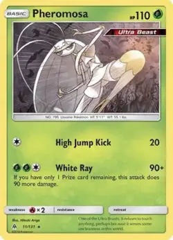 Pheromosa Holo Rare SM - Forbidden Light 11/131 NEAR MINT NM Pokemon TCG - Image 1