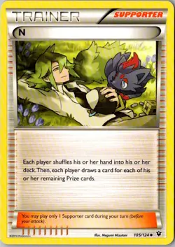 N Pokemon Fates Collide 105/124 LP - Image 1