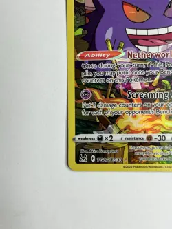 Gengar TG06/TG30 Lost Origin Trainer Gallery Sword & Shield Pokemon TCG - Image 4