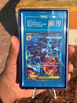 TAG 10 Mega Charizard X ex SAR 110/080 Pokemon card Japanese - SCORE 988 - Image 1