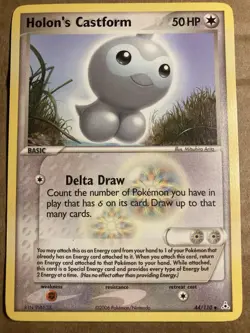 Holon’s Castform Pokemon Card Holon Phantoms 44/110 LP - Image 1