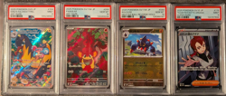 Pokemon PSA Graded Japanese 4 Card Lot Iono's Kilowattrel Ariana - Image 1