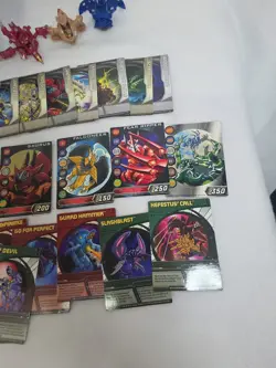 💥💥 BAKUGAN lot Metal Cards Regular Cards And Battle Brawlers - Image 5