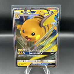 Raichu GX SM213 - NM Promo Rare Pokemon Card - Image 1