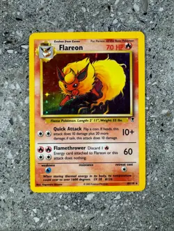 Pokemon TCG Cards Flareon 10/110 Legendary Collection Holo Rare LP-MP - Image 1