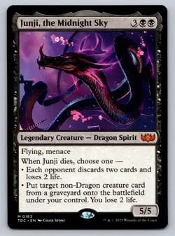 Junji, the Midnight Sky 183 Commander Tarkir: Dragonstorm Magic The Gathering NM - Image 1