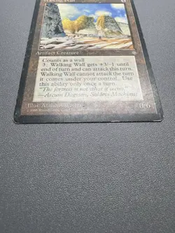 Walking Wall Ice Age 1995 MTG Artifact Creature Uncommon HP - Image 2