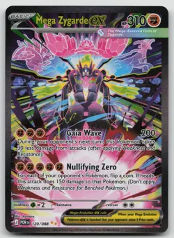Pokemon TCG Mega Zygarde Ex SIR 120/088 - Image 1