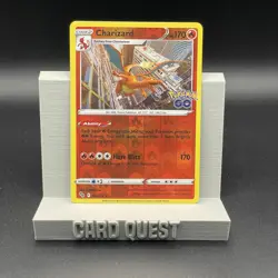 Pokemon TCG Charizard 010/078 Pokemon GO Holo Rare NM - Image 1