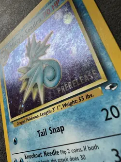 Pokemon Misty's Seadra Prerelease 009/132 Gym Heroes W/ Swirl - MP - Image 4
