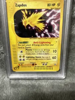 Pokemon Zapdos Aquapolis Holo H32/H32 PSA - Image 3