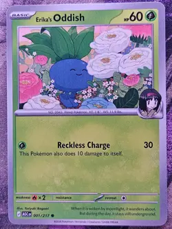 Erika's Oddish 001/217 Common Ascended Heroes Pokemon Near Mint - Image 1