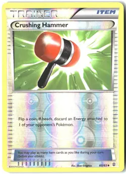 Crushing Hammer 60/83 Uncommon Generations Pokemon Reverse Holo Lightly Played - Image 1