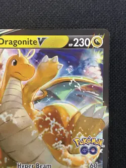 Pokemon TCG Dragonite V Pokemon Go SWSH235 Holo Promo LP - Image 3