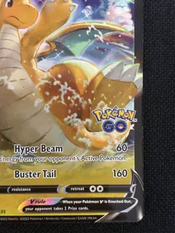 Pokemon TCG Dragonite V Pokemon Go SWSH235 Holo Promo LP - Image 4