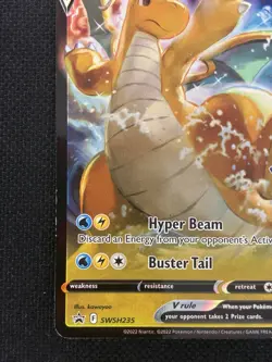 Pokemon TCG Dragonite V Pokemon Go SWSH235 Holo Promo LP - Image 5