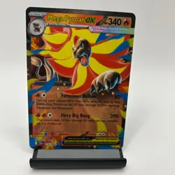 Mega Pyroar ex 15/86 Double Rare Pokemon Chaos Rising ME04 NM - Image 1