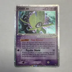 Pokemon TCG Celebi ex 017/017 POP Series 2 Ultra Rare EX Promo Holo ENG HP80 - Image 1