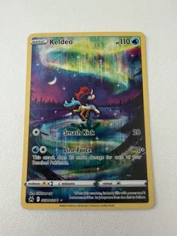Pokemon TCG Crown Zenith Galarian Gallery Keldeo GG07/GG70 UR Full Art Holo - Image 1