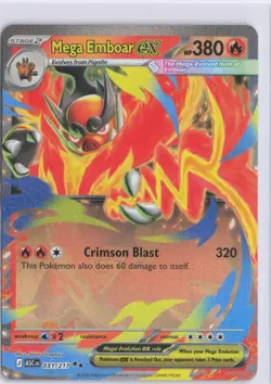 Mega Emboar ex 031/217 Double Rare Ascended Heroes Pokemon NM - Image 1