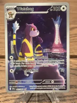 Pokemon TCG Watchog Chaos Rising Illustration Rare Holo 097/086 - Image 1