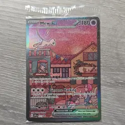 The Pokemon Company Mew ex SVP 053 Scarlet & Violet Promo Full Art Holo SEALED! - Image 1