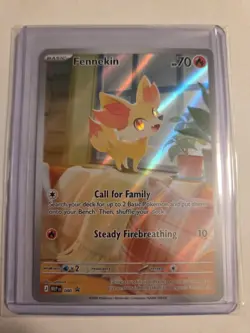 Pokemon TCG Fennekin Mega Evolution Promo 080 NM - Image 1