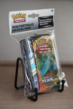 Pokemon TCG Sun & Moon Team Up Mini Portfolio Booster Pack Venusaur Celebi - Image 4