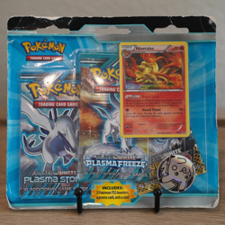 Pokemon Black &White Plasma Freeze/Storm 3-pack Blister Ninetales Promo Sealed - Image 1