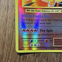 Pokemon Charizard Reverse Holo 11/108 XY Evolutions Rare LP- - Image 5