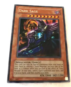 Yugioh! Dark Sage - DOD-002 - Secret Rare - Limited Edition Near Mint, English - Image 1