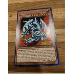 Yu-Gi-Oh Konami 25th Anniversary Blue-Eyes Toon Dragon Secret Rare SRL-EN000 - Image 1