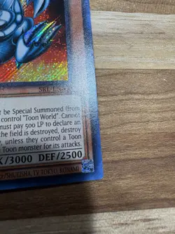Yu-Gi-Oh Konami 25th Anniversary Blue-Eyes Toon Dragon Secret Rare SRL-EN000 - Image 5