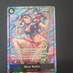 One Piece CCG Nico Robin OP12-087 SR Alternate Art Foil English 7000 Power - Image 1