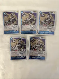5 Prisoner of Impel Down x5 OP16-042 R The Time of Battle Foil English One Piece - Image 1