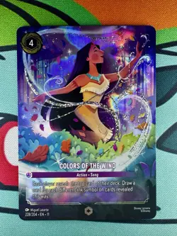 Pocahontas - Colors of the Wind (Enchanted) 228/204 Winterspell - Disney Lorcana - Image 1
