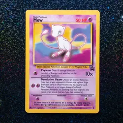 POKEMON CARD - MEW - 8 - BLACK STAR PROMO -LP - Image 1