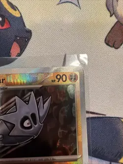 Pupitar Prismatic Evolutions 048/131 MASTER Ball Foil Pokemon Card - Image 2