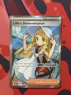Pokemon TCG Lillie's Determination Full Art Trainer Card 169/132 Near Mint - Image 1