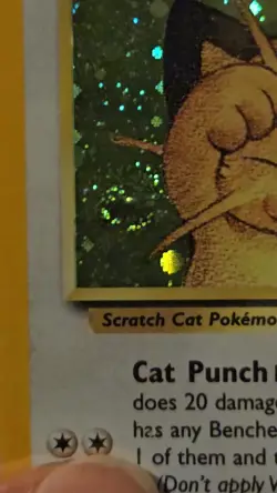 Meowth - 10 - Pokemon Wizards Black Star Promo Card GAME BOY 🌀 PAW SWIRL 🌀 - Image 2