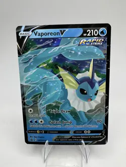 Pokemon TCG SWSH: Sword & Shield Promo Cards #SWSH150 Vaporeon V - Image 1