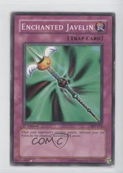 Enchanted Javelin 1st Ed. YuGiOh Pharaoh's Servant #PSV-015 2002 READ - Image 1