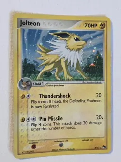 Jolteon POP Series 3 Holo Rare 3/17 2006 - LP Vintage Pokemon Card - Image 2