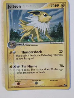 Jolteon POP Series 3 Holo Rare 3/17 2006 - LP Vintage Pokemon Card - Image 4