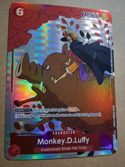 Monkey D Luffy P-001 Gift Collection 2023 One Piece Card - Image 1