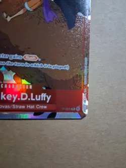 Monkey D Luffy P-001 Gift Collection 2023 One Piece Card - Image 3