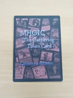 MAGIC MTG SOLDIER TOKEN CARD COLLECTOR EDITION JUN MINAGISHI. MINT NEVER PLAY! - Image 2