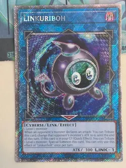 Yugioh 1x Linkuriboh PSR Platinum Secret Rare RA04-EN291 1st Edition NM - Image 1