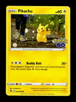 Pikachu - (Cosmos Holo) Promo Miscellaneous Cards & Products 027/078 NM - Image 1