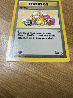 Mr. Fuji 58/62 Pokemon TCG 1st Edition Fossil NM Vintage 1999 Card - Image 2